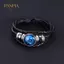 PNPIA- Unisex Cung Hoàng Đạo Vòng Tay Da Handmade 12 Chòm Sao Trang Sức Ý Tưởng Quà Tặng Độc Đáo Cho Bạn Bè Gia Đình Ngày Lễ Đảng Thời Trang