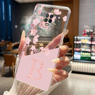 Ốp Điện Thoại Cho Infinix Note 7 X690 X690B Ốp Lưng Thẩm Mỹ Hoa Xinh Đẹp Vỏ Chữ Trong Suốt Mỏng Mềm Silicon Cặp Đôi