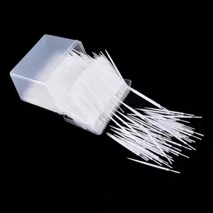 Luckyew 1100 Chiếc Nhựa Nha Khoa Pis Vệ Sinh Răng Miệng 2 Chiều Inter Brush Răng Pi TQ