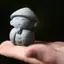 JCSYFAC Tượng Phật Dễ Thương Nhỏ Jizo Phật Điêu Khắc Các Bức Tượng Nhỏ Đồ Trang Trí Sân Vườn Phật Nhật Bản Ksitigarbha Bể Cá Cảnh Mới