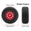 4 Lốp nâng cấp 65mm cho Arrma 1 / 14 Mini Mojave GROM - Bộ bánh xe RC Hex Hub 12mm