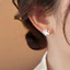 Thời trang khí chất ngôi sao ngọc trai vàng bạc cá tính Bông tai nữ đa năng