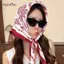 AqToCna Paisley Chấm Bi Satin Khăn Cho Nữ Thanh Lịch Vuông Đầu Thời Trang Ne Đầu Tóc Để Mặc Hàng Ngày AqToCna