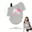Dạo Phố Nặng Cotton Nguyên Chất Giả Hai Mảnh Chấm Bi Áo Thun Nữ Mùa Xuân Sữa Vàng Dopamine Tất Cả Trận Đấu Rời Top 5.19