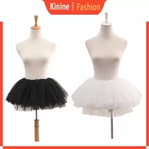 KIN Nữ Màu Trơn Lớp Vải Tuyn Váy Vintage Petticoat Cosplay Trang Phục Dự Tiệc