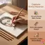 BEABOUT 12 Màu Sắc Da Bút Chì Pastel, Gỗ Hòa Tan Trong Nước Chân Dung Phác Thảo Pastel Sticks, Lõi Mềm Mịn Dễ Dàng Bóng Chuyển Đổi Bút Chì Màu Vẽ Tay Làm Chân Dung