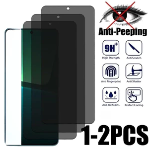 1-2 Chiếc Kính Cường Lực Cho Xiaomi 12 12T 13 13T 14 14T 15 Lite Pro Civi HD Đen Cạnh Chống Riêng Tư Kính Cường Lực Phim Chống Cháy Nổ Bảo Vệ Màn Hình Điện Thoại
