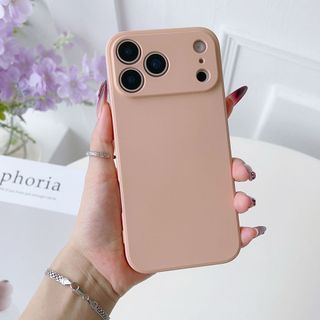 Thích hợp cho iPhone 17 Promax Ốp điện thoại silicon lỏng cạnh thẳng Rubik 's Cube, bao gồm tất cả, vỏ điện thoại lỗ chính xác