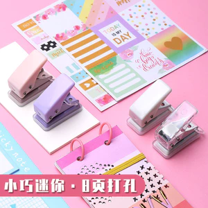 Kedeyou Một Lỗ Puncher Nhỏ Puncher Lá Rời Sách Ràng Buộc Sách Công Cụ Tiện Dụng Sinh Viên Chuyên Dụng Mini Di Động BQAL