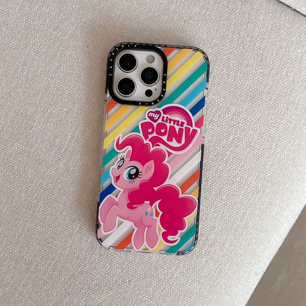 CAPASHIP Dễ Thương My Little Pony Tình Bạn Magic Hoạt Hình Vỏ Mềm Tương Thích Cho iPhone 17 Pro Max Air Plus 16 / 15 / 14 / 13 / 12 / 11
