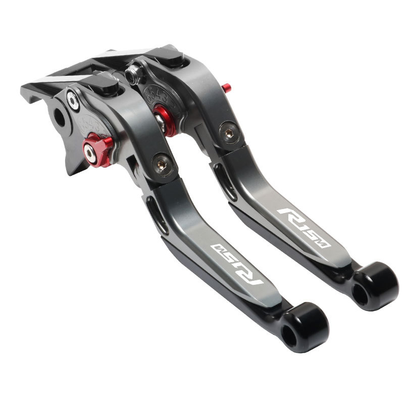 Dành cho Yamaha R15M Có Thể Điều Chỉnh Phanh Ly Hợp Đòn Bẩy CNC Có Thể Gập Lại Tay Cầm Tiết Kiệm Nỗ Lực Tay Cầm