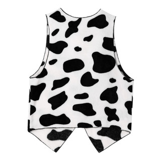 Yhong Nam Lạ Mắt Đầm Bóng Trang Phục Mở Trước Cổ Chữ V Không Tay Áo Bò In Hình Flannel Áo Khoác Áo