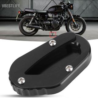 VBESTLIFE Xe máy Chân đế Pad Side Stand Mở rộng mở rộng Phù hợp cho T100 / T120 (Màu đen)