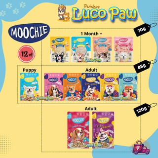 Pate Moochie Cho Chó gói lẻ 70g 85g 120g hỗ trợ tiêu hóa, miễn dịch