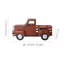THEGIRL8B Đồ trang trí xe tải Giáng sinh, Kim loại Thủ công trang trí xe bằng sắt rèn cỡ lớn, Xe tuyết Sắt rèn Thiết kế sáng tạo Vintage Trang trí máy tính để bàn sáng tạo Cây Giáng sinh
