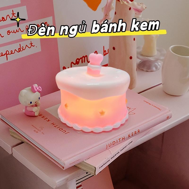 🚚【giao Hàng 24h】Bộ quà tặng sinh nhật hình bánh sáng tạo bao gồm thiệp chúc mừng đèn và túi xách