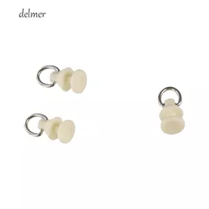 DELMER 20 Cái / gói Con Lăn Móc Rèm, Ròng Rọc Theo Dõi Rèm Nhựa Im Lặng, Con Lăn Theo Dõi Màn Trượt Trắng Mịn Màn Theo Dõi Glider Rèm Phòng Tắm
