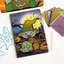 Ma Thuật Nghệ Thuật Miếng Dán Tranh Sáng Tạo Handmade DIY Magic Miếng Dán Xuyên Biên Giới Ma Thuật Chuyển Miếng Dán Halloween Giấy Thủ Công Trẻ Em Handmade Nhiều Màu Sắc Màu Ma Thuật Tranh Nghệ Thuật
