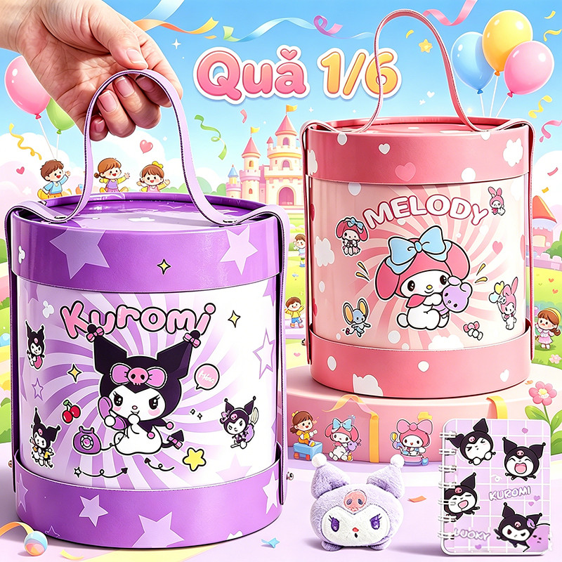 Bộ quà tặng văn phòng phẩm đồ dùng học tập hoạt hình cute cho bé sinh nhật 1/6 tốt nghiệp hot