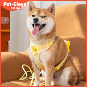 Dây kéo cho chó Nhỏ cỡ vừa Chó chống cháy nổ Đấm dễ thương Dây đeo ngực nhẹ Corgi Bichon Vest Phong cách Chó đi bộ