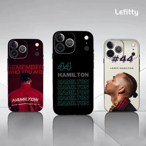 Ốp Điện Thoại TP-1 Rider L-Lewis Hamilton Cho IPhone 17 16 15 14 13 12 11 Pro Max Plus Mini Đen Mờ Vỏ Mềm Funda