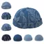 Mũ Docker PYCOU, Mũ Skullcap không vành có thể điều chỉnh bằng Cotton, Mũ dưa thông thường thoáng khí chống gió thời trang Hip Hop