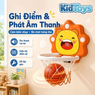 Bộ Bóng Rổ Tự Động Tính Điểm KidToys - Đồ Chơi Vận Động Giúp Bé Nhảy Cao Và Nhanh Nhẹn