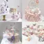 JCSYFAC 10 Cái / bộ Bướm Bánh Toppers Tiệc Cưới Làm Bánh Tiếp Liệu Bánh Sinh Nhật Mới