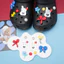 Phụ Kiện Giày Lỗ Dễ Thương Chó Con Giày Hoa Bóng Nơ Khóa Giày Thích Hợp Cho crocs Khóa Giày Có Thể Tháo Rời Khóa Giày Lỗ Khóa Giày Busch Khóa Giày Zhibixing ins Giày Hoa