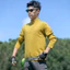 Thể Thao Ngoài Trời Nhanh Khô Áo Thun Nam Leo Núi Nửa Zipper Co Giãn Đứng-