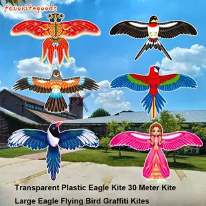 FAVORITEGOODS Diều Đại Bàng Lớn, Diều Đại Bàng Nhựa Trẻ Em 35cm, Hoạt Hình DIY Đồ Chơi Chim Bay Diều Sân Vườn Thể Thao Ngoài Trời