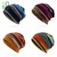 Mũ mềm thời trang mới dành cho nữ mùa xuân thu ấm áp Beanies Thể thao dành cho người lớn Mũ sọc ngoài trời Mũ Hip Hop Bonnet