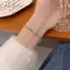 PNPIA- Màu Bạc Ngọt Ngào Lấp Lánh Zircon Vòng Tay Trái Tim Bé Gái Chuỗi Trái Tim Tinh Tế