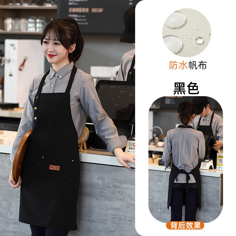 Tạp dề chống nước Phiên bản Hàn Quốc Tạp dề chống dầu và chống bụi bẩn đa chức năng mới