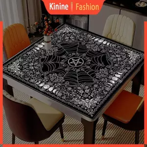 KIN Bird Moon Họa Tiết Chiêm Tinh Khăn Trải Bàn Tarot Bói Toán Khăn Trải Bàn Altars Vải Bói Toán Ban Trò Chơi Phụ Kiện
