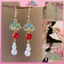 MYPANDA Retro Rỗng Ra Ngọc Sen Bông Tai Cổ Phong Cách Trung Hoa Bông Tai Nữ Tai Thả Tai Phụ Kiện.