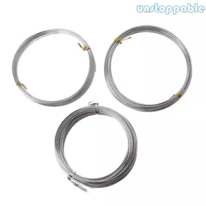 Unstop * Dây nhôm kim loại bạc thực tế Dây nhôm Anodized linh hoạt cho nghệ thuật DIY