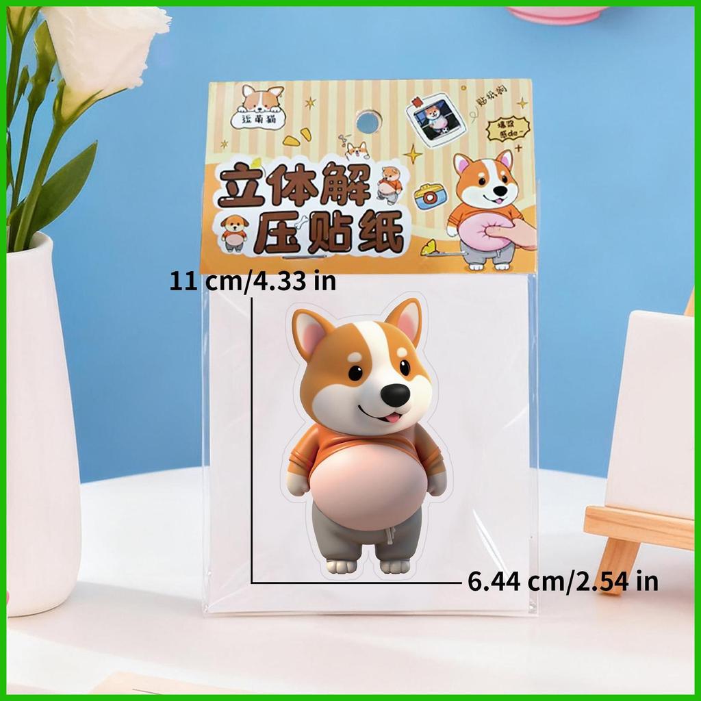 Dễ Thương Bong Bóng Dán Squeezable Dễ Thương Vui Nhộn Đề Can Trẻ Em Sổ Lưu Niệm Đề Can Hình Dán Động Vật Cho Tiệc Gia Đình
