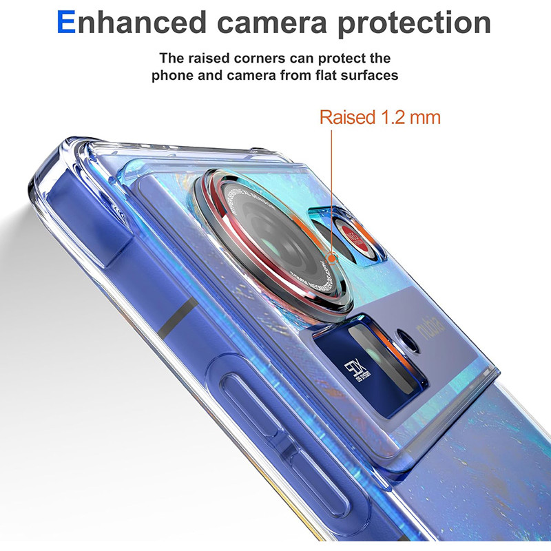 Dành Cho ZTE nubia Z80 Siêu Mềm Chống Sốc Pha Lê Gel Trong Suốt TPU Chống Sốc