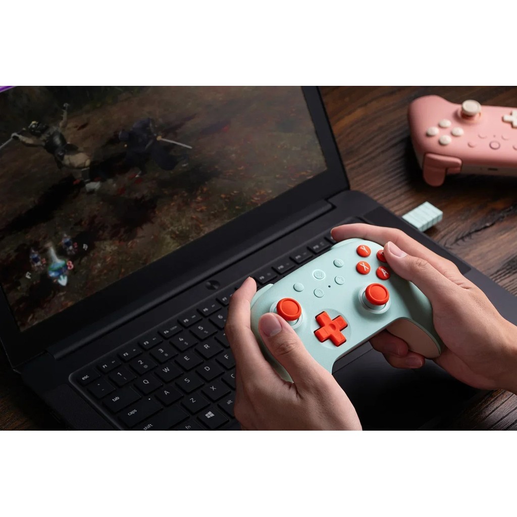 8BitDo Ultimate 2C Bộ điều khiển trò chơi không dây Màu mới Tay cầm chơi Game cho PC Windows 10 / 11 Steam Deck Raspberry Pi Android