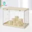 Gamchiano Hộp trưng bày hình trong suốt Hộp sắp xếp chống bụi cho búp bê thu nhỏ và trưng bày các bức tượng nhỏ