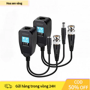【24H】Video balun liền nguồn cho camera 2Mp, chuẩn kết nối LAN RJ45 - Có tính năng chống sét, chống nhiễu tín hiệu hiệu q