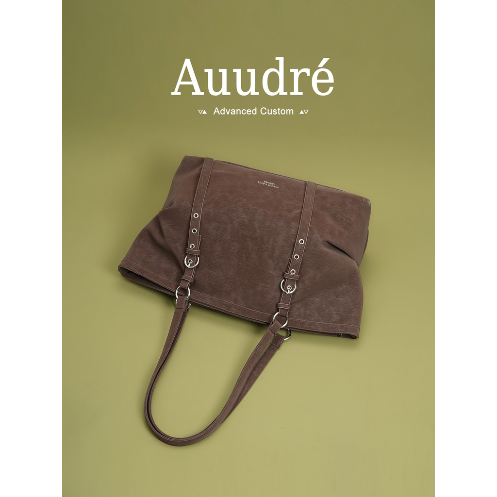 Auudre Casual Retro Túi Dung Tích Lớn Nữ Đi Làm Túi Tote Đeo Vai | BigBuy360 - bigbuy360.vn