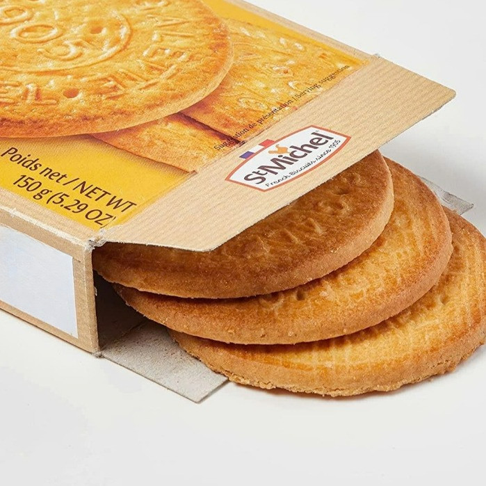 Bánh Quy StMichel Hộp 150g Đủ Vị, Thơm Đậm Vị Bơ, Giòn Tan, Chuẩn Hương Vị Pháp