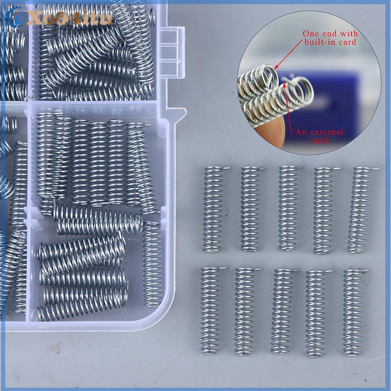 XOITU 10 / 100 Cái Lò xo trục xoay chìa khóa ô tô gấp tự động – Cuộn dây xoắn ốc cường độ cao cho bộ dụng cụ sửa chữa chìa khóa lật từ xa VN