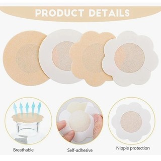 Miếng dán núm vú tạm thời 30/60/90pcs - thoáng khí - phù hợp cho bikini, đám cưới và khiêu vũ