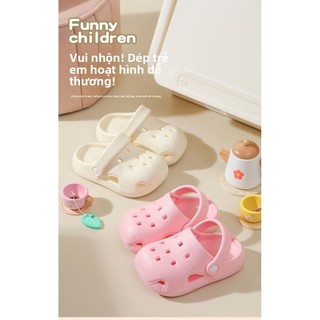 Dép sục EVA cho bé gái – Giày sandal siêu nhẹ chống trượt hình kỳ lân