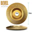 125mm Chế Biến Gỗ Góc Mài Đĩa Chế Biến Gỗ Mài Định Hình Đĩa Phẳng Bevel Đánh Bóng Bánh Xe Chế Biến Gỗ DIY Dụng Cụ NQOB