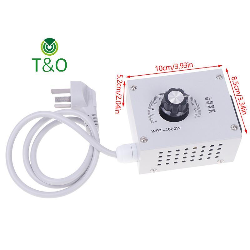 AC 220V 18A 4000W Thyristor Bộ điều chỉnh nguồn, điều tốc động cơ, quạt, điện áp, nhiệt độ [mới]