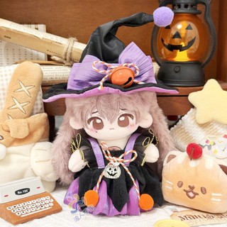 10Cm Quần Áo Cho Bé 10Cm Sao Biển Thường Cơ Thể Cotton Búp Bê Quần Áo Labububububupu Halloween Phù Thủy Nhỏ 3.2